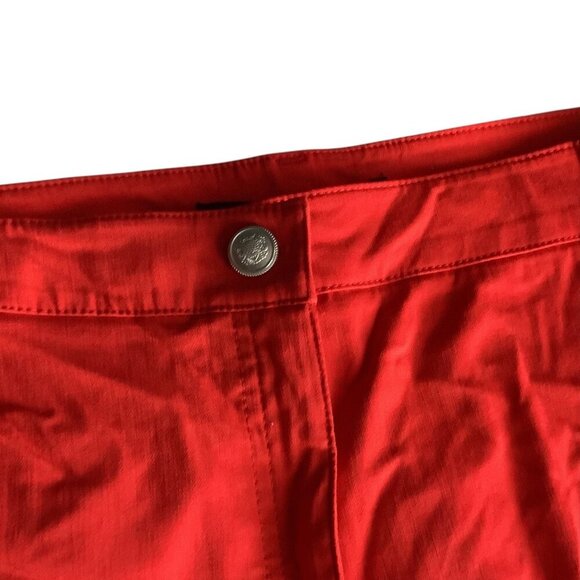 Zac & Rachel Womens Tapered Leg Ankle Pants Red 5 Pocket Design Plus Size 20W - Picture 16 of 16